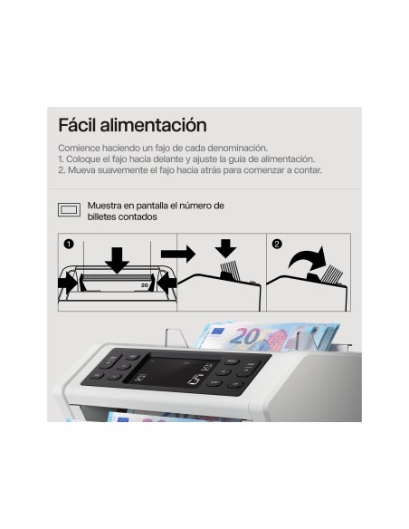 CONTADOR BILLETES SAFESCAN 2210 DETECCION ULTRAVIO. 1000 BILLETES/MIN