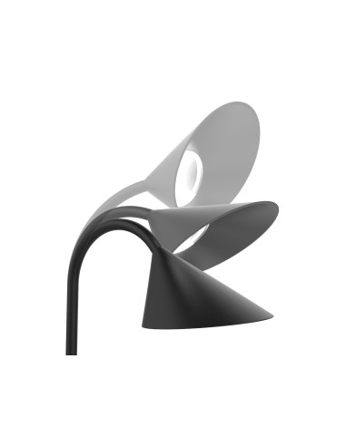 LAMPARA DE ESCRITORIO UNILUX SOL LED 4W BRAZO FLEXIBLE ABS Y METAL N
