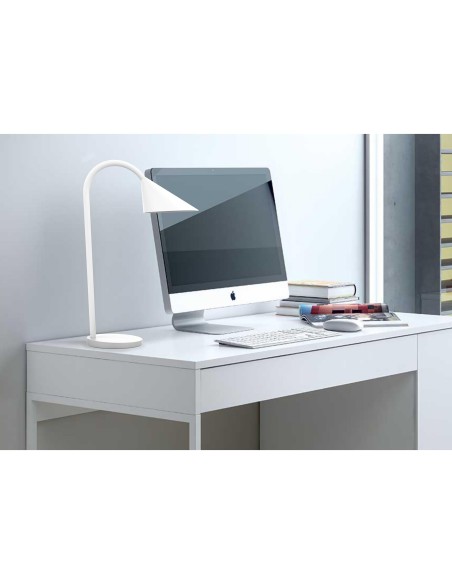 LAMPARA DE ESCRITORIO UNILUX SOL LED 4W BRAZO FLEXIBLE ABS Y METAL B