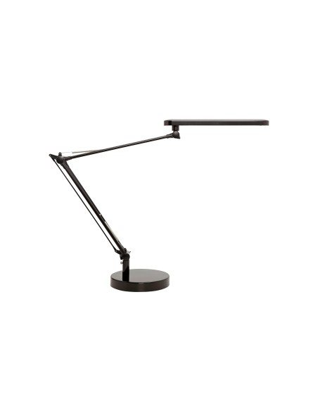 LAMPARA UNILUX MAMBO LED 5,6W DOBLE ARTICULADO ABS AL.NG. BASE 19 CM