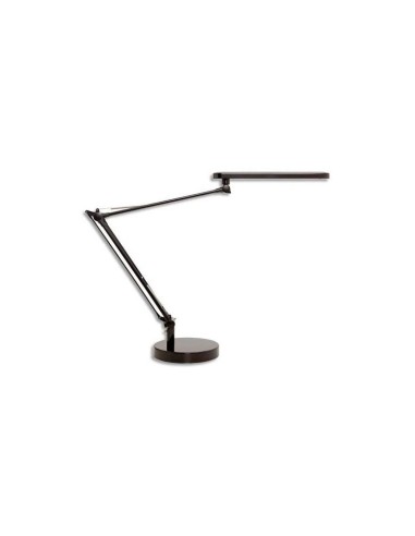 LAMPARA UNILUX MAMBO LED 5,6W DOBLE ARTICULADO ABS AL.NG. BASE 19 CM