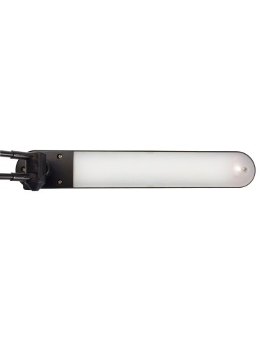 LAMPARA UNILUX MAMBO LED 5,6W DOBLE ARTICULADO ABS AL.NG. BASE 19 CM