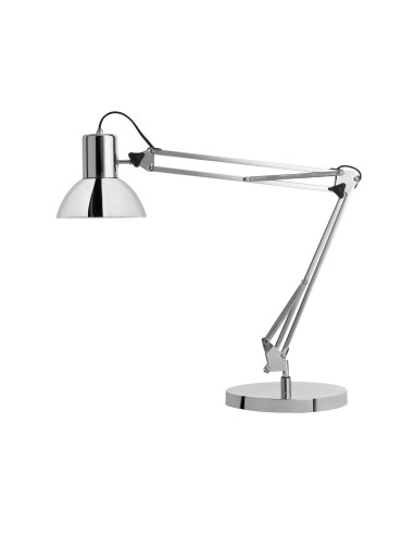 LAMPARA UNILUX SUCCESS 80 LED ARTICULADO CROMADO 40X40 CM BASE 20 CM