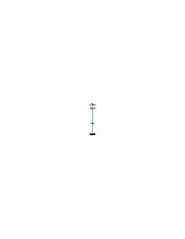 PERCHERO METALICO UNILUX ACCUEIL PIE 8 COLG. GRIS MET. 177 X 38 CM