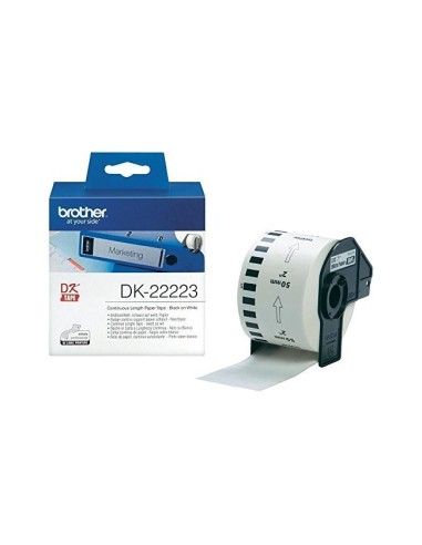 DK-22223 ETIQUETAS BROTHER BL. 50MMX30,48MT. REMOV.