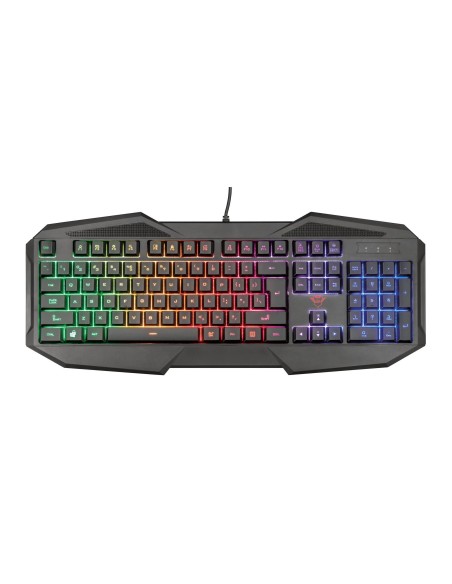 TECLADO TRUST GXT 830-RW AVONN GAMING RAINBOW USB 2.0 1,4 M