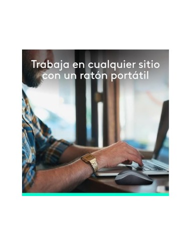 RATON LOGITECH OPTICO INALAMBRICO NANO RECEPTOR M185 GRIS  910-002235