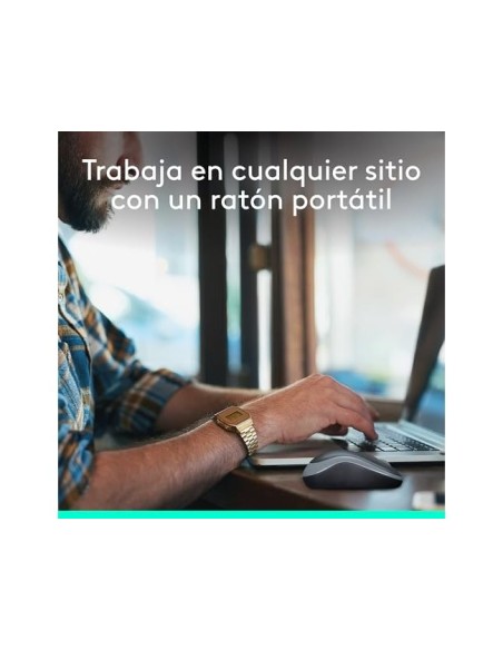 RATON LOGITECH OPTICO INALAMBRICO NANO RECEPTOR M185 GRIS  910-002235