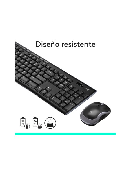 TECLADO+RATON LOGITECH MK270 INALAMBRICO NG. 920-004513