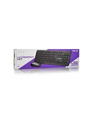 SET TECLADO RATON NGS ALLURE MULTIME INALAMBRICO USB NANO 2,4 GHZ NG.