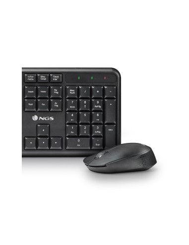 SET TECLADO RATON NGS ALLURE MULTIME INALAMBRICO USB NANO 2,4 GHZ NG.