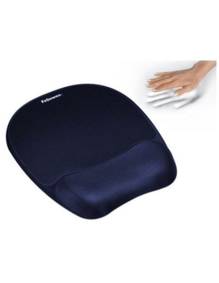 ALFOMBRILLA FELLOWES REPOSAMUÑECAS MEMORY FOAM AZ. 230X196X20MM