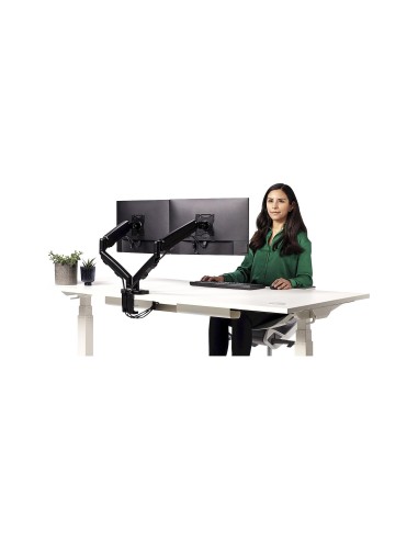 BRAZO MONITOR FELLOWES EPPA AJ. ALTURA 2 PANTALLAS NOR VESA 10 KG NG.
