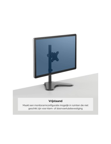 BRAZO MONITOR FELLOWES PROFESIONAL AJUST ALTURA 1 PANTALLA BRAZO HOR.