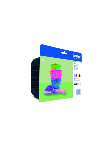 LC-221VALBP CARTUCHO BROTHER RAINBOW PK. 260 PG.