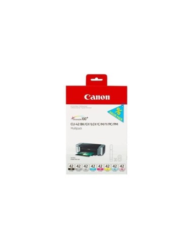 6384B010 CARTUCHO CANON CLI-42 MULTIPACK 8 COL. 300 PG.