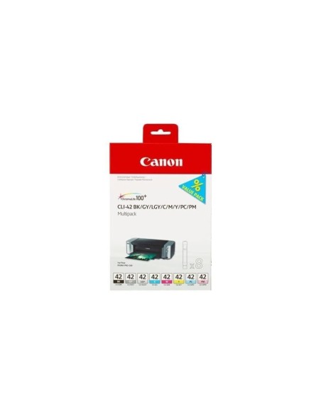 6384B010 CARTUCHO CANON CLI-42 MULTIPACK 8 COL. 300 PG.