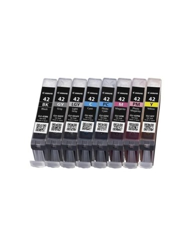 6384B010 CARTUCHO CANON CLI-42 MULTIPACK 8 COL. 300 PG.