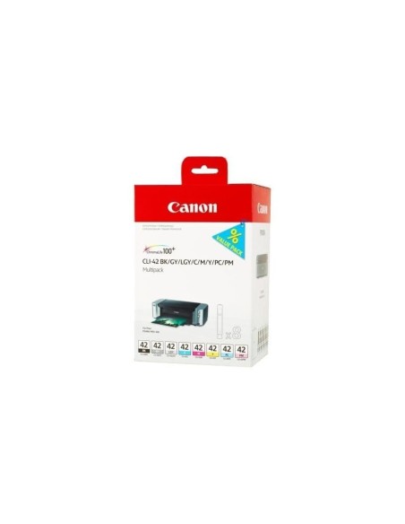 6384B010 CARTUCHO CANON CLI-42 MULTIPACK 8 COL. 300 PG.