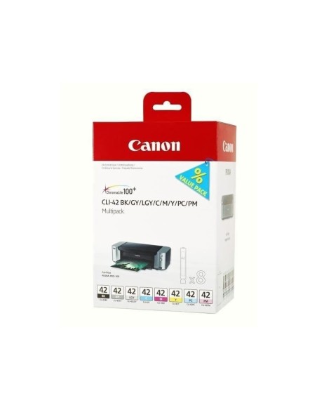 6384B010 CARTUCHO CANON CLI-42 MULTIPACK 8 COL. 300 PG.
