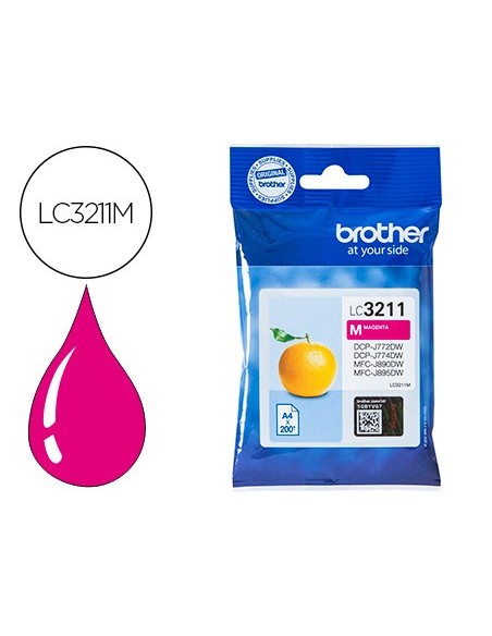 LC-3211M CARTUCHO BROTHER MAG. 200 PG.