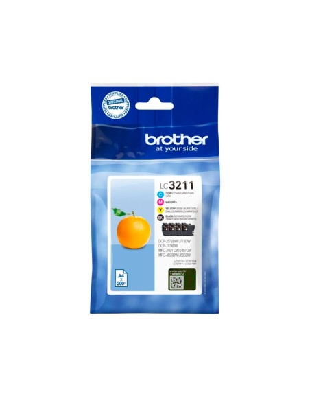 LC-3211VAL CARTUCHO BROTHER RAINBOW PK. 200 PG.