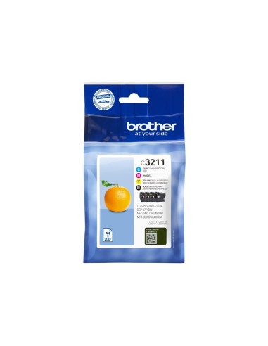 LC-3211VAL CARTUCHO BROTHER RAINBOW PK. 200 PG.