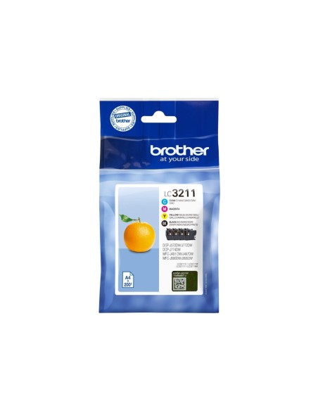 LC-3211VAL CARTUCHO BROTHER RAINBOW PK. 200 PG.