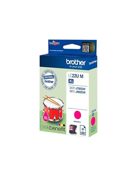 LC-22UMBP CARTUCHO BROTHER MAG. ALTA CAP. 1200 PG.