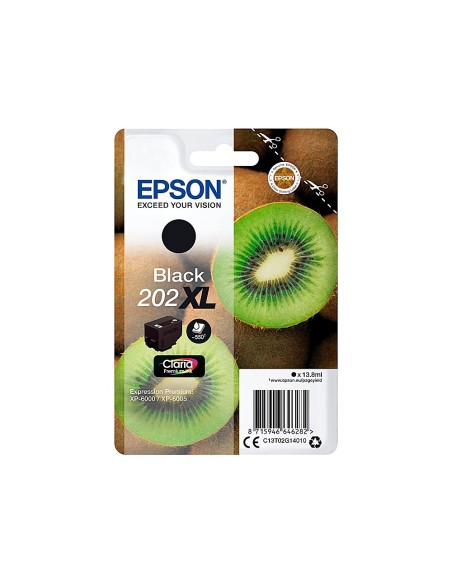 C13T02G14010 CARTUCHO EPSON XP-6000/XP-6005 202 XL NG. 550PG.
