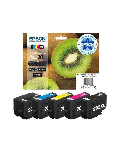 C13T02G74010 CARTUCHO EPSON XP-6000/XP-6005 202 XL MULTIPACK 550 PG.