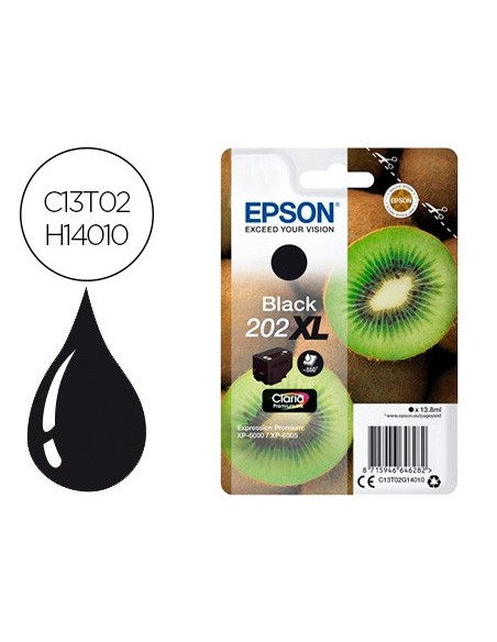 C13T02H14010 CARTUCHO EPSON 202 XL PHOTO NG.800 PAG