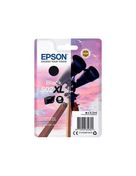 C13T02W14010 CARTUCHO EPSON XP-5100/XP-5105 502XL NG. 550 PG.