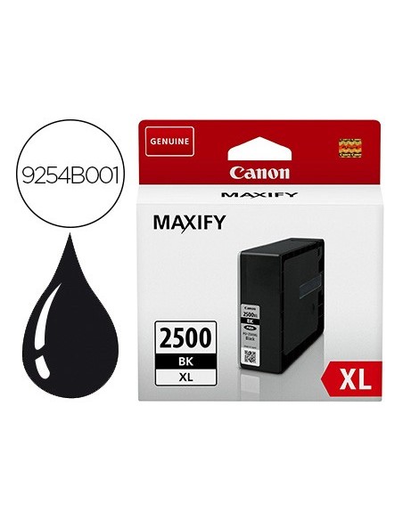 9254B001 CARTUCHO CANON PGI 2500 XL NG.2500 PG.