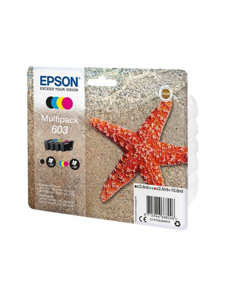 C13T03U64010 CARTUCHO EPSON XP-2100 603 MULTIPACK 4 COL.NG.