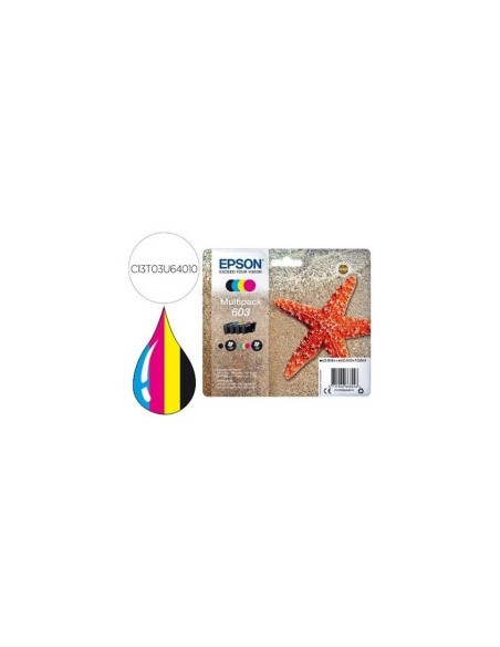 C13T03U64010 CARTUCHO EPSON XP-2100 603 MULTIPACK 4 COL.NG.