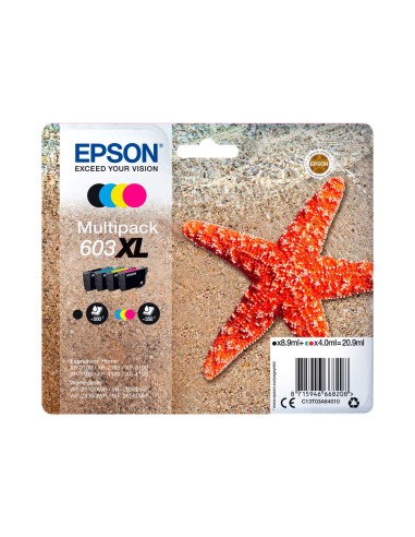C13T03A64010 CARTUCHO EPSON XP-2100 603XL MULTIPACK 350 PG.