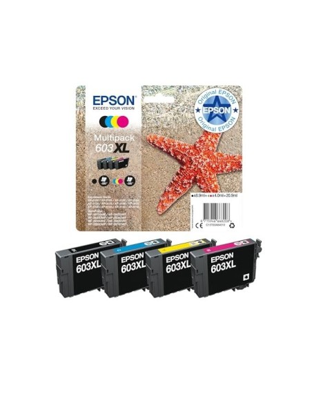 C13T03A64010 CARTUCHO EPSON XP-2100 603XL MULTIPACK 350 PG.