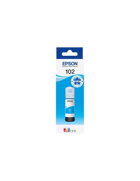 C13T03R240 TINTA EPSON ECOTANK 102 BOTE 70 ML CIAN 6.000 PG.