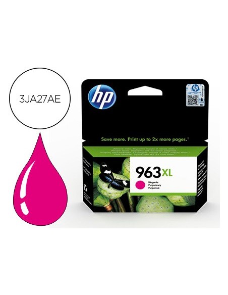 3JA28AE CARTUCHO HP 963 XL OFFICEJET PRO MAG.1600 PG.
