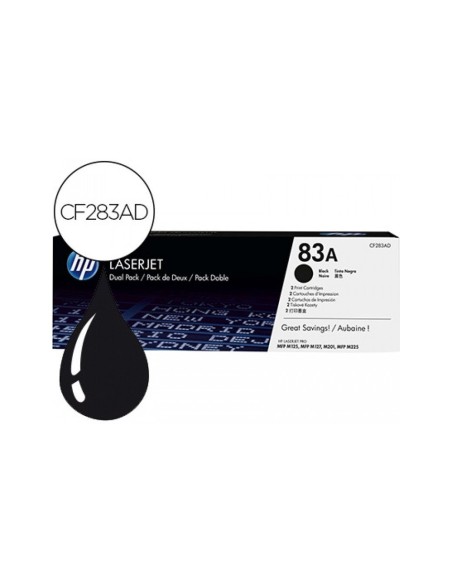 CF283AD TONER HP Nº 83A NG. PK. 2UD.1500 PG.