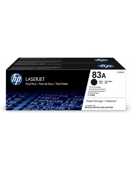 CF283AD TONER HP Nº 83A NG. PK. 2UD.1500 PG.