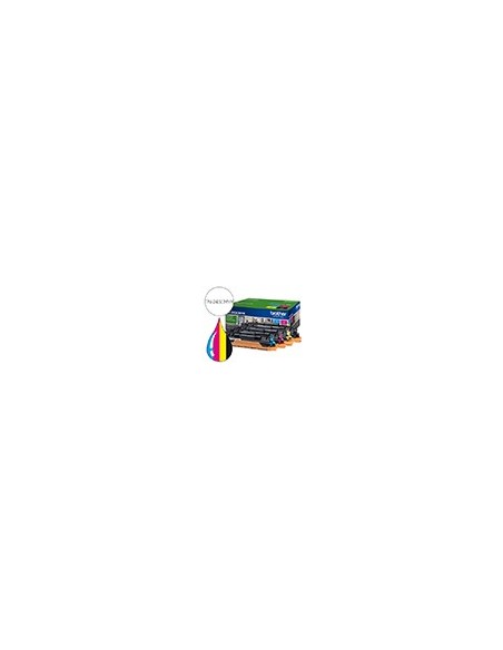 TN-243CMYK TONER BROTHER RAINBOW PK. 1000 PG.