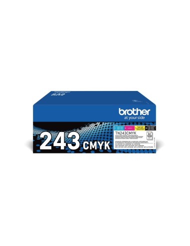 TN-243CMYK TONER BROTHER RAINBOW PK. 1000 PG.