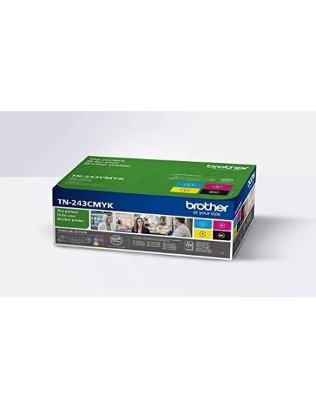 TN-243CMYK TONER BROTHER RAINBOW PK. 1000 PG.