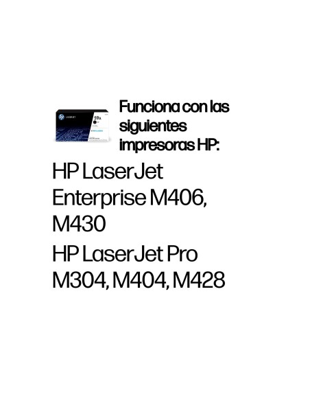 CF259A TONER HP Nº59A NG. 3000 PG.