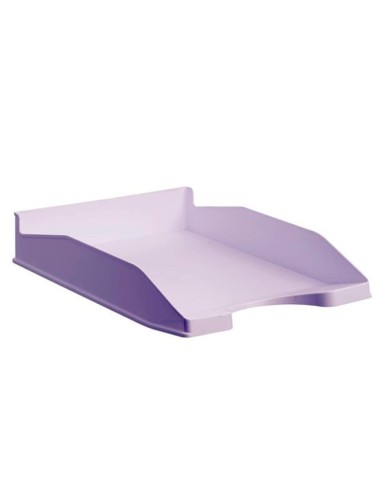BANDEJA ARCHIVO 2000 ECOG PLAST.100% RECICLADO APILABLE  A4 FL. MALVA