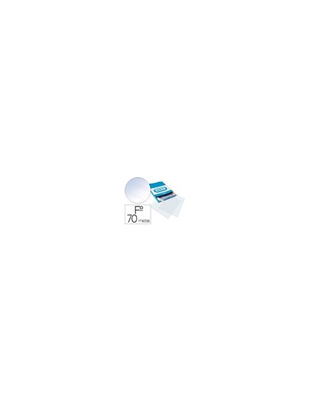 FUNDA MULTITALADRO ELBA STANDARD FOLIO 70 MICRAS CRISTAL 100 UD.