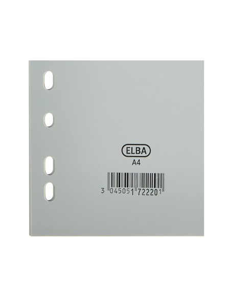 SEPARADOR ALFABETICO ELBA PLASTICO 120 MC DIN A4 11 TALADROS A-Z GRIS