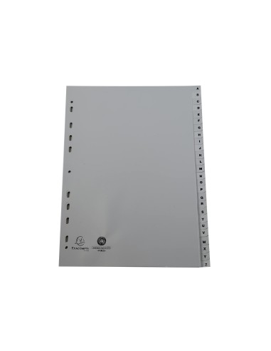 SEPARADOR EXACOMPTA CARTULINA BL A-Z 20 SEP A4 11TAL.